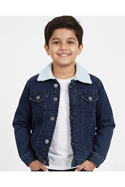 Egelite Χειμερινό τζιν μπουφάν για αγόρια με επένδυση Welsoft / Επιλογές μεγεθών για ηλικίες 2-17 ετών