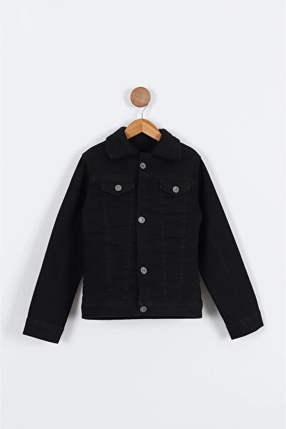 Ege Bebek Erkek Çocuk İçi Welsoftlu Kışlık Kot Ceket / Jean Ceket / Denim/ 2-17 Yaş Arası Beden Seçenekleri