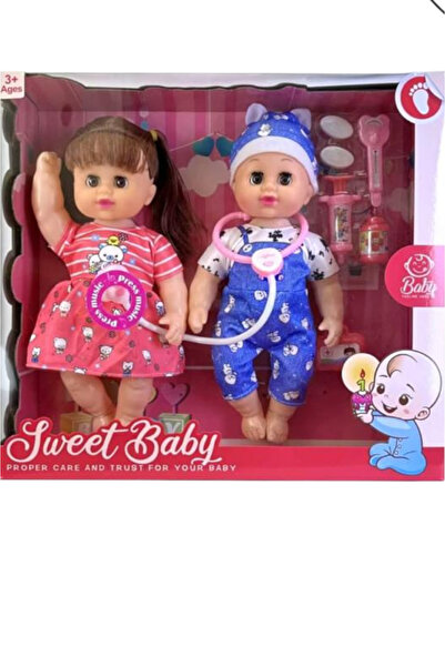 Toybox Kids Doctor Kit Pretend Play Medical Kit with Interactive Baby Dolls And Accessories