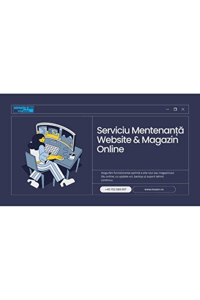 WEB AINHOA SRL Serviciu Mentenanță Website & Magazin Online