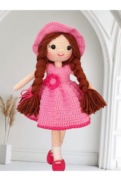 YUSUF TOKTAS TOYS CITY Toyscity Pembe Dudu Bebek Amigurumi Örgü Oyuncak