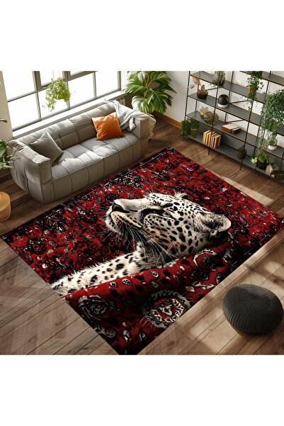 Reyhani LEOPAR DESENLİ Kaymaz Taban Makinede Yıkanabilir Gaming Oyuncu Gamer ...