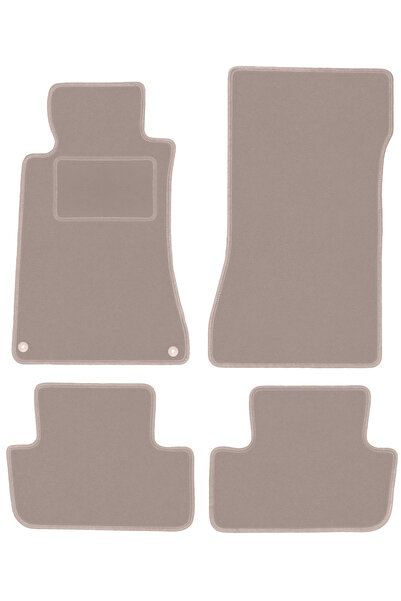 Other Covorașe bej velur pentru: Mercedes CLK W209 coupe (1997-2009)