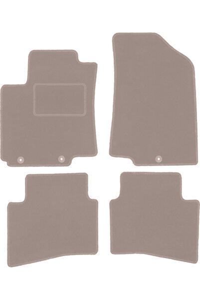 Other Covorașe bej velur pentru: Kia Rio III UB hatchback (2011-2017)