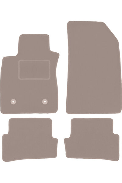 Other Covorașe bej velur pentru: Renault Clio III grandtour, station wagon, hatchback (2005-2012)