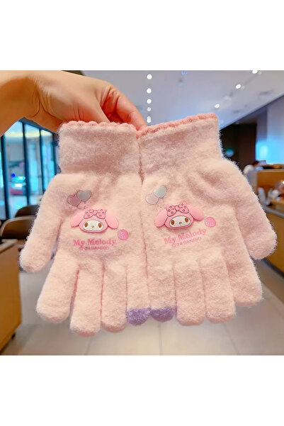 So Iconic 1 ζευγάρι χειμωνιάτικα παιδικά γάντια χαρακτήρων Sanrio My Melody /...