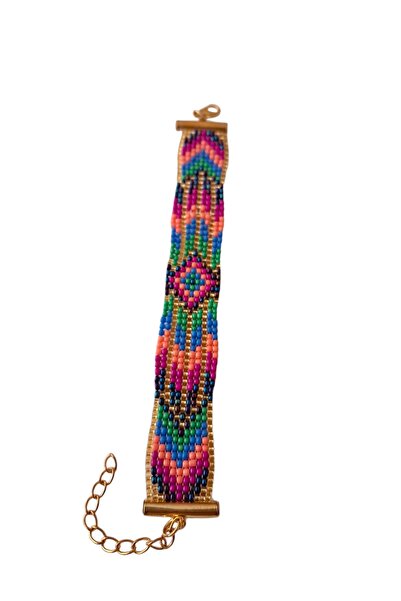 R&N HANDMADE DESIGN El Yapımı Kum Boncuk Dokuma Bileklik