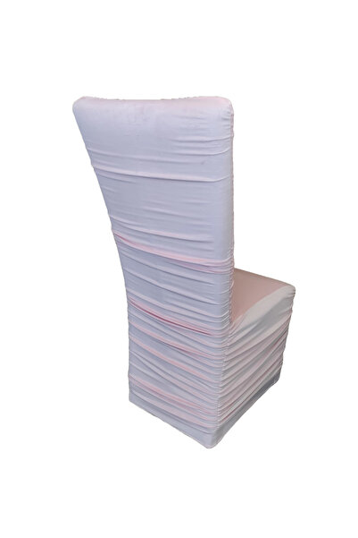 Kotys Design Husă de scaun elastică din catifea - roz pudrat