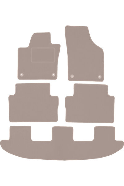 Other Covorașe bej din catifea pentru monovolumul Seat Alhambra II (2010-)