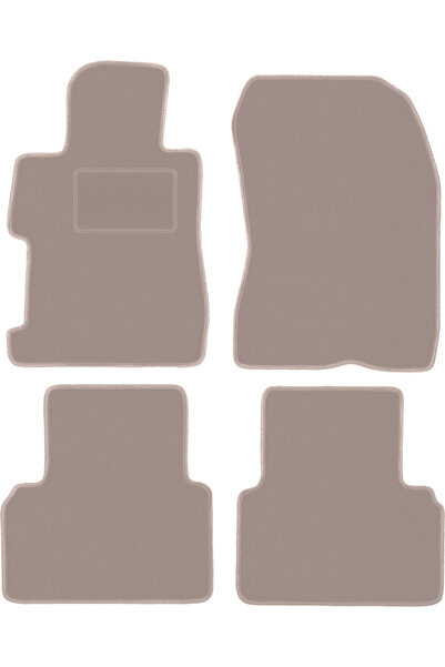 Other Covorașe din velur bej pentru: Honda Civic VIII 4D sedan (2006-2011)