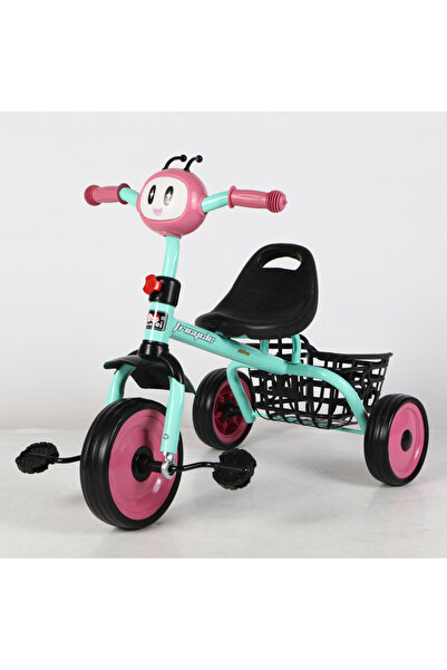 Family Center دراجة ثلاثية العجلات للأطفال، موسيقى، وردي فاتح 25-YQM-V5P
