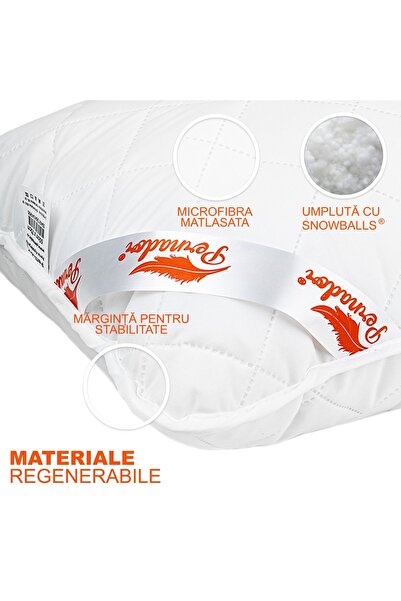 Pernador Σετ 2 υποαλλεργικών μαξιλαριών, 60x60 εκ.