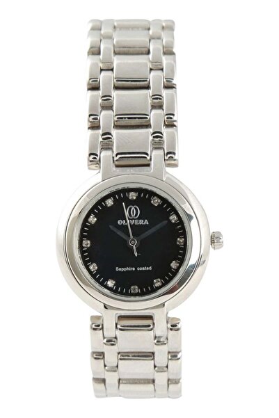 Olivera Women's Stone Studded Stainless Steel Analog Watch OL237