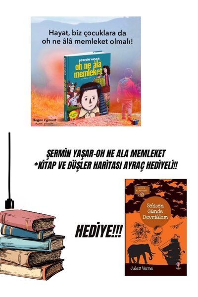 Karma Kitaplar ŞERMİN YAŞAR-OH NE ALA MEMLEKET *KİTAP VE DÜŞLER HARİTASI AYRA...