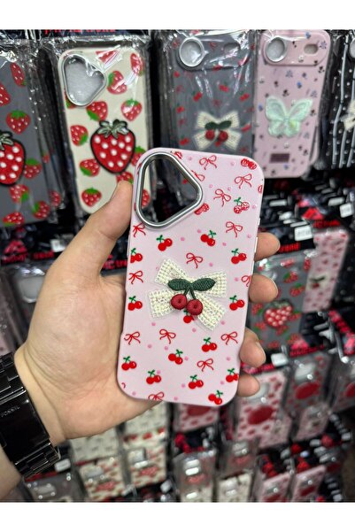 SUPPO Oppo a60 Uyumlu Popsocketli Tasarım Tatlı Kılıf