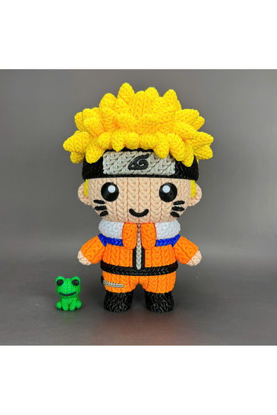 Fud3D سلسلة ناروتو ذات المظهر المحبوك، ناروتو بطول 23 سم مع رأس متحرك