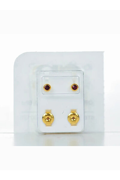 STERILE Malaysian gold medical ring with colored crystal star