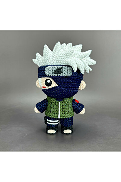 Fud3D كاكاشي بمظهر محبوك، رأس متحرك بطول 23 سم من سلسلة ناروتو