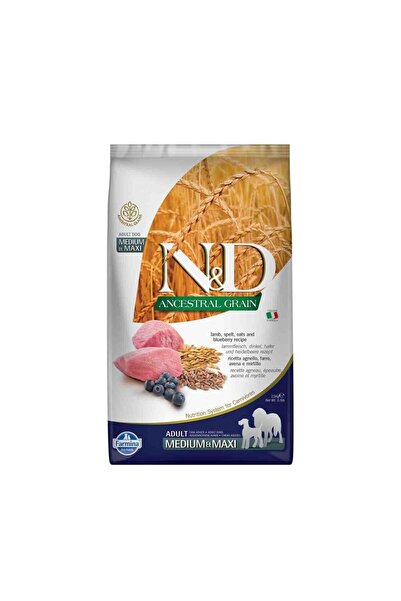 N&D Düşük Tahıllı Kuzu Etli Yaban Mersinli Orta ve Büyük Irk Yetişkin Köpek M...
