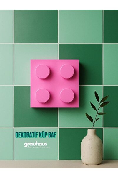 GRAUHAUS Dekoratif Küp Raf Modern Pinterest Dekoru Çok Amaçlı Küp Dekor