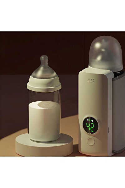 Generic Portable Bottle Warmer Wireless Rechargeable Milk Water Warmer Fast Heating USB-C Universal Baby