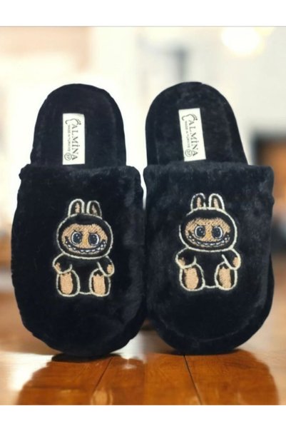 leon Labubu Figure-Shaped House Slippers