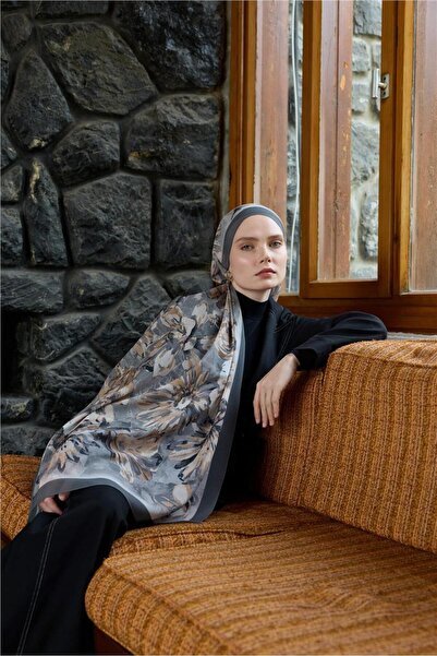 İpekhan Winter Bloom Collection Qupra Shawl 30001-10019
