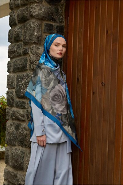 İpekhan Winter Bloom Collection Qupra Shawl 30002-10034