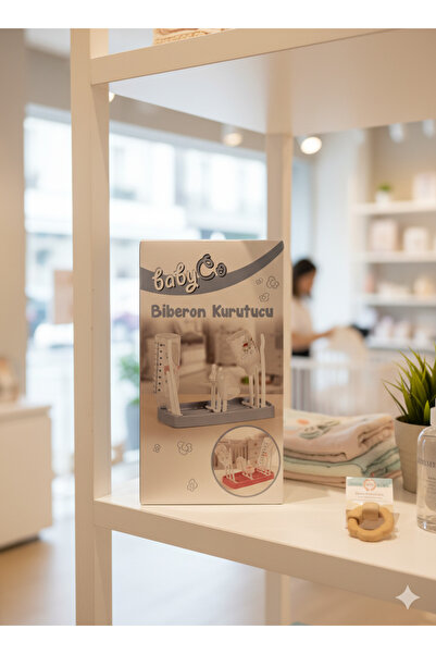 Moby baby co Biberon Kurutucu Stand – Kolay Temizlenebilir, Şık ve Pratik Tas...