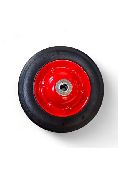 OEM Trolley wheel, solid rubber, 8x1.75, Axle 16mm