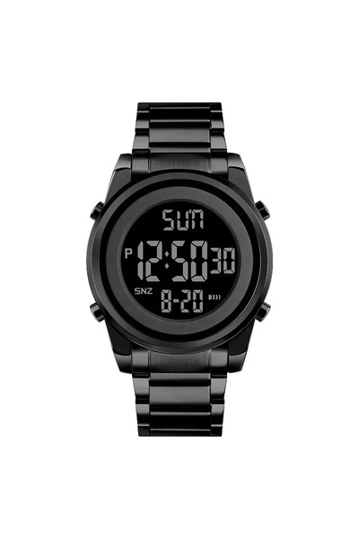 Skmei 1611 Μαύρο Ανδρικό Ψηφιακό Ρολόι - Οθόνη LED, Πολλαπλές Λειτουργίες, Σπ...