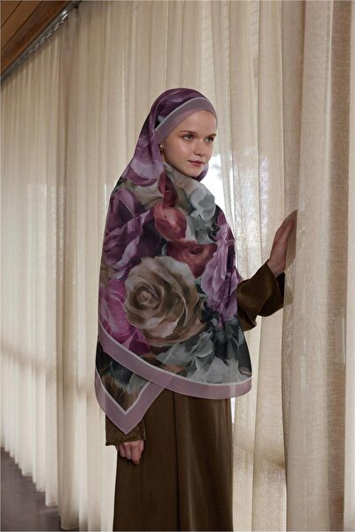 İpekhan Winter Bloom Collection Qupra Shawl 30002-10055