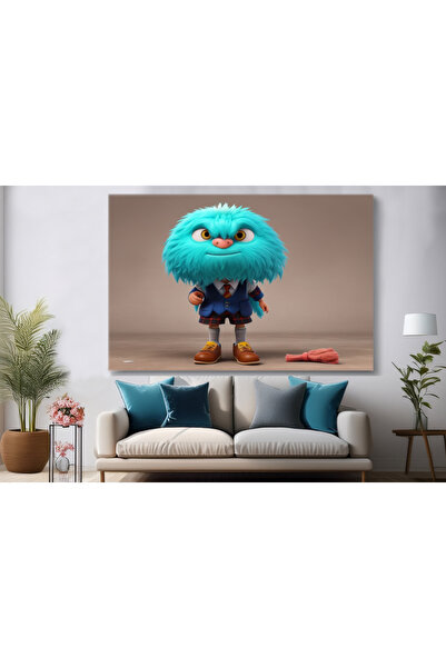 GGMag Tablouri Canvas painting Doll with green hair