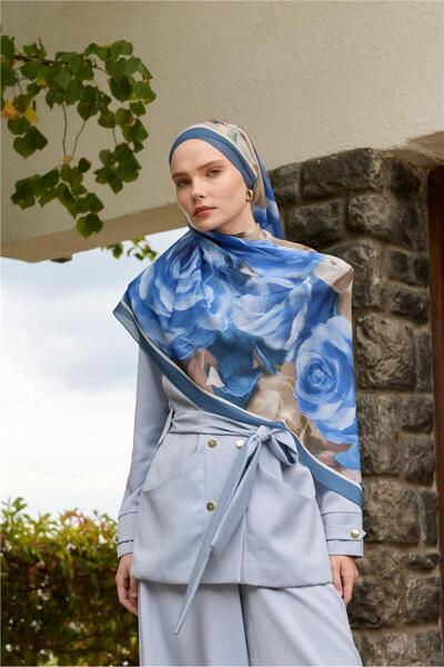 İpekhan Winter Bloom Collection Qupra Shawl 30002-10047