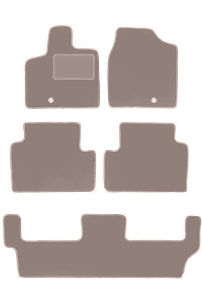 Other Covorașe bej din catifea pentru: Dodge Caravan IV cu 7 locuri (2008-2016)