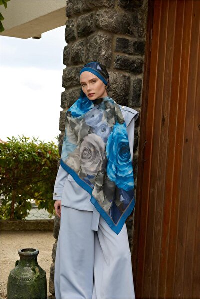 İpekhan Winter Bloom Collection Qupra Shawl 30002-10034