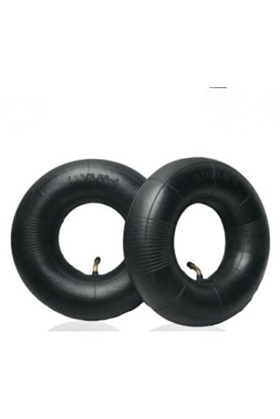 QttvbTna Set de 2 camere de aer QttvbTna, 4.10/3.50-4, pentru cărucior manual/roabă/remorcă de grădină, 30 PSI, negre
