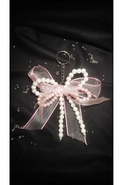 Home سلسلة مفاتيح مزينة بالخرز والشريط، زينة للحقائب.