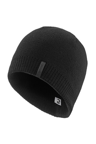 Decathlon Adult Ski Beanie - Black - Simple