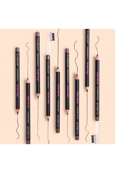 Claresa Brow Boy! Eyebrow Pencil No. 12 Dark Brown