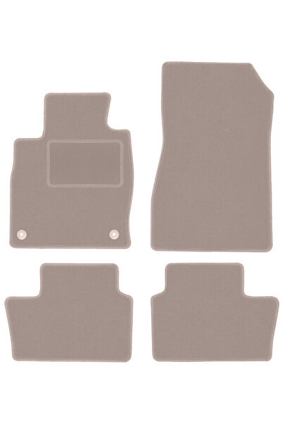 Other Covorașe bej velur pentru: Nissan Juke II F16 crossover (2019-)