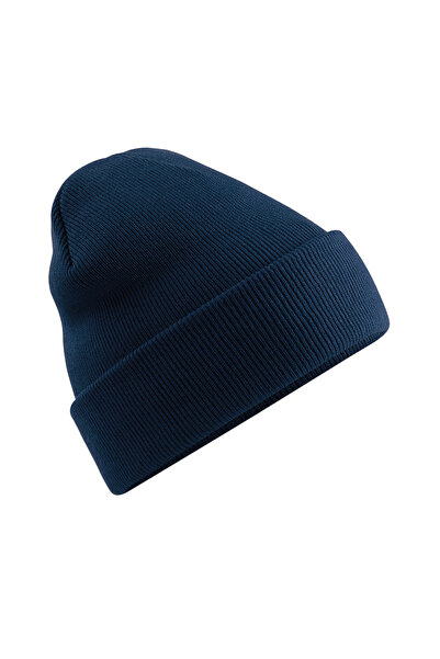 RONIC X Basic Knitted Beanie, unisex, navy blue, universal size