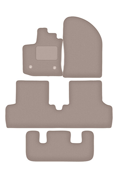 Other Covorașe bej din catifea pentru: Dacia Lodgy 7 locuri (2012-)