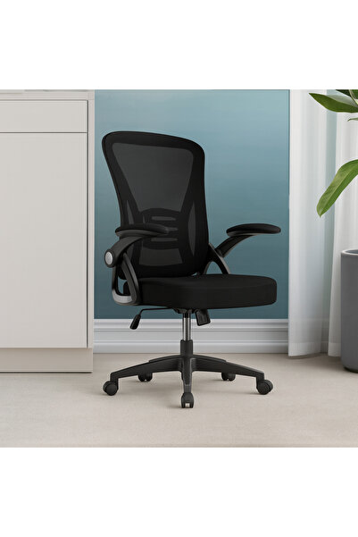 NZONE STORE كرسي مكتب شبكي دوار قابل لتعديل الارتفاع مصنوع من مزيج من الإسفنج...