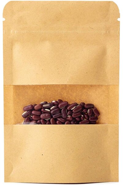 COZOK CozofLuv 100 Small Brown Paper Bags with Clear Window for Coffee, Tea & Food (Multi-Size)