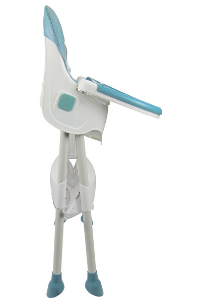 Primii Pasi Child table chair with 3-position adjustable tray, 5-point safety belt, compact when folded