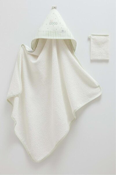 Caramell منشفة وغطاء للأطفال من جود بيبي باللون الأخضر CRML.YSL.BSE1839