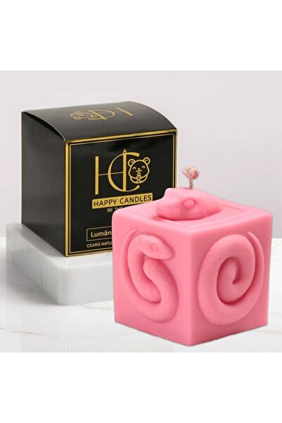 Happy Candles Lumanare parfumata din ceara de soia, Cutia Fatala, French Vanilla, Halloween