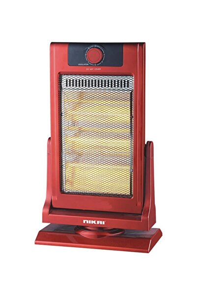 Nikai مدفأة هالوجين كهربائية 1200 واط NHH6500 - 3 عناصر، أمان عند الانقلاب، د...