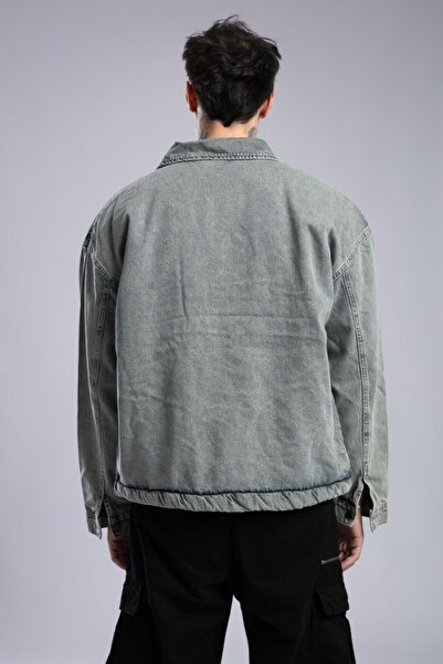 catchjeansro Fur lined denim jacket